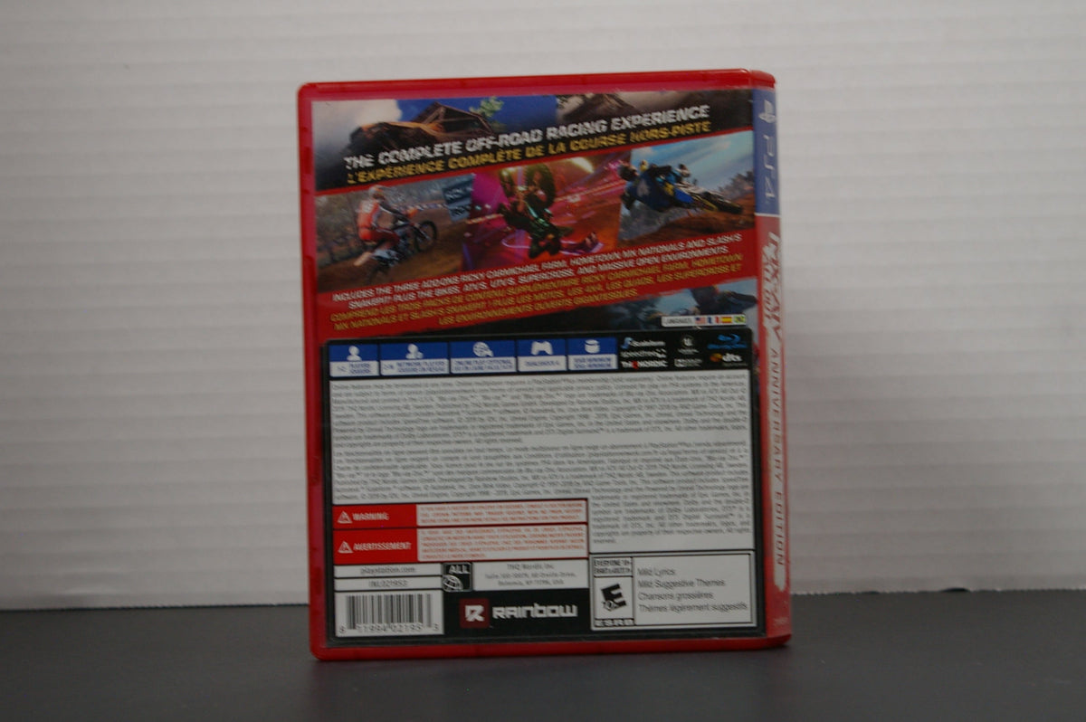 PS4 MX vs ATV All Out Anniversary Edition Disc in Case