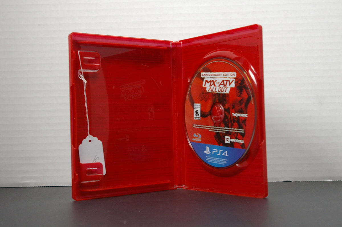 PS4 MX vs ATV All Out Anniversary Edition Disc in Case