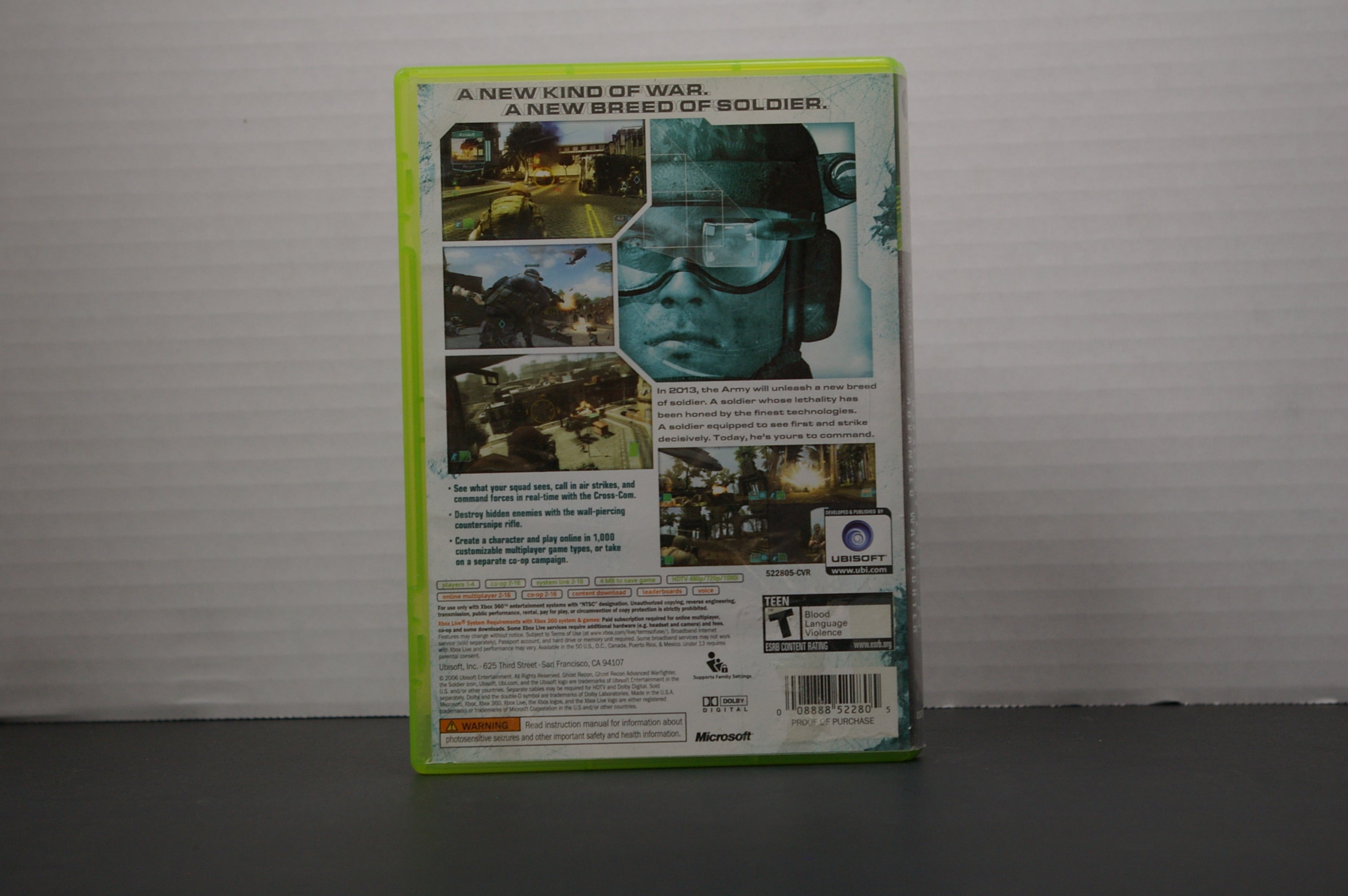 Tom Clancy's Ghost Recon – Xbox 360 (Excellent Condition)