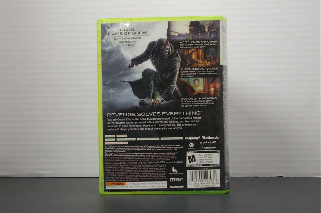 Xbox360 Dishonored