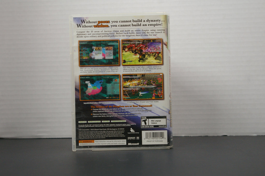 Xbox360 Dynasty Warriors 5: Empires