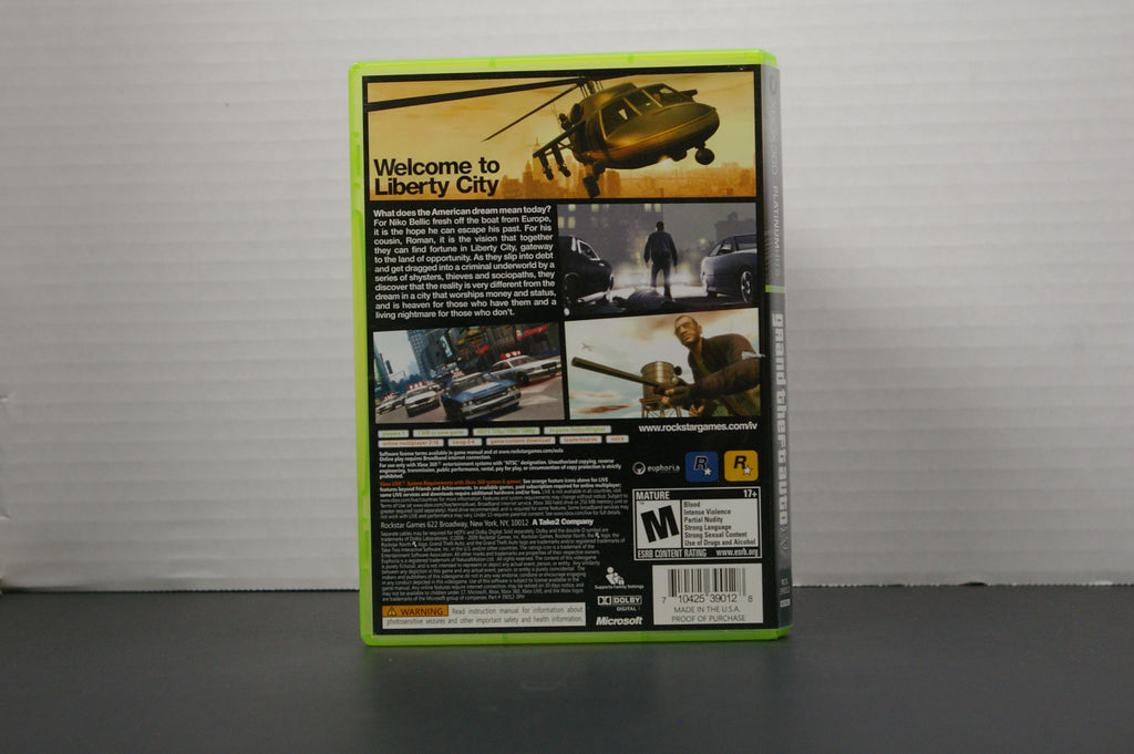 Xbox 360 Grand Theft Auto IV