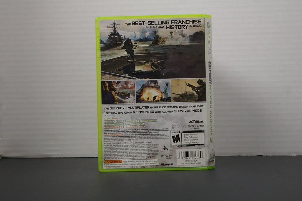 Xbox 360 Call of Duty Modern Warfare 3