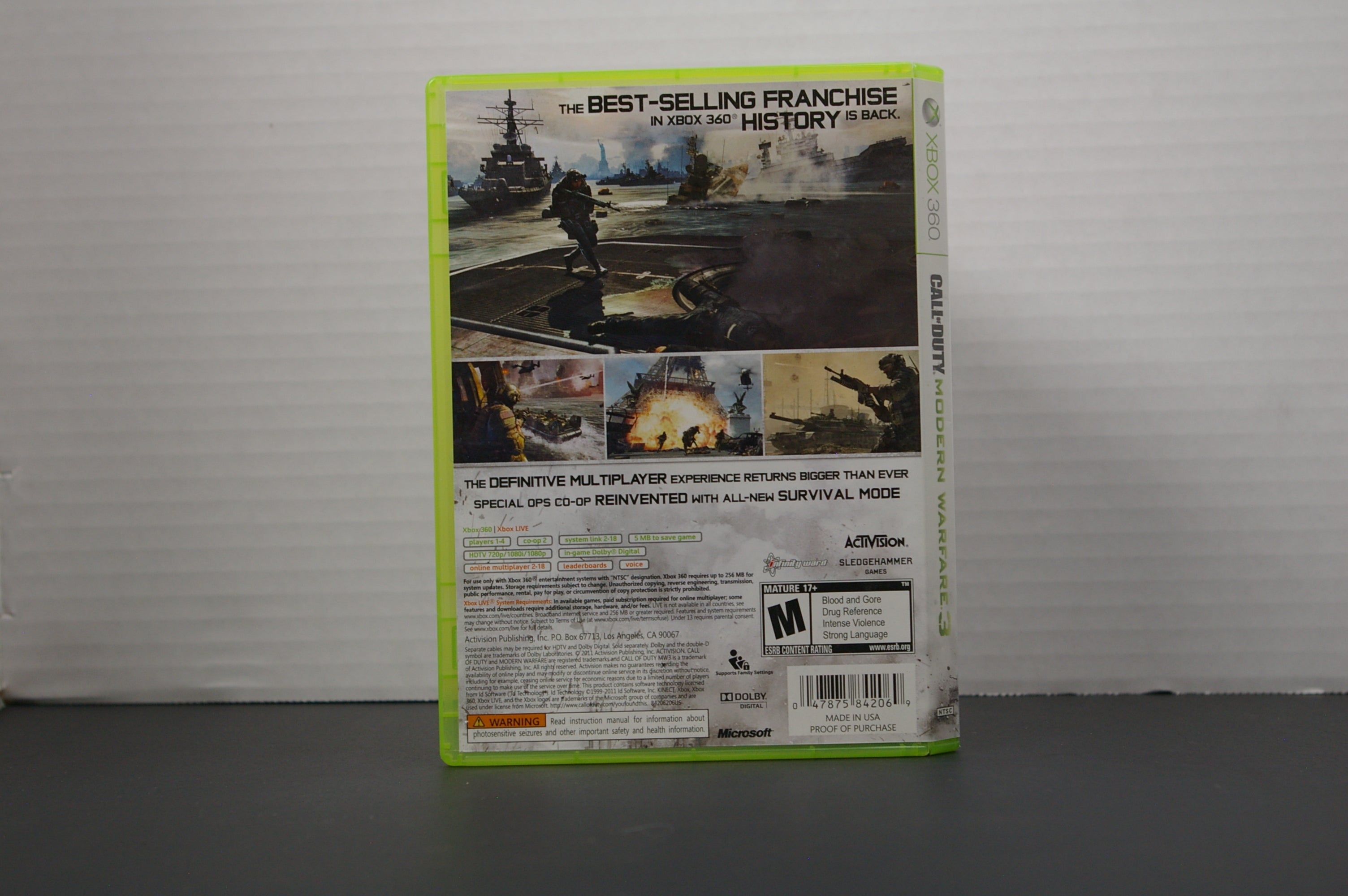 Xbox 360 Call of Duty Modern Warfare 3