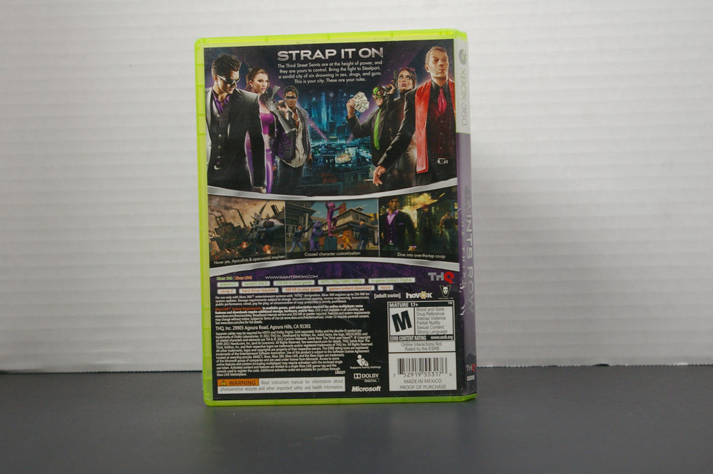 Xbox360 Saints Row: The Third