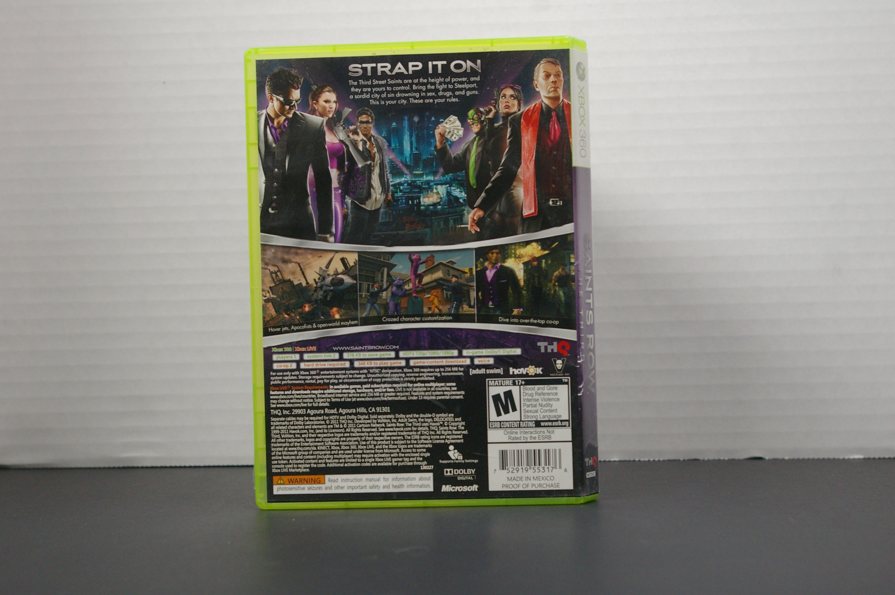 Xbox360 Saints Row: The Third