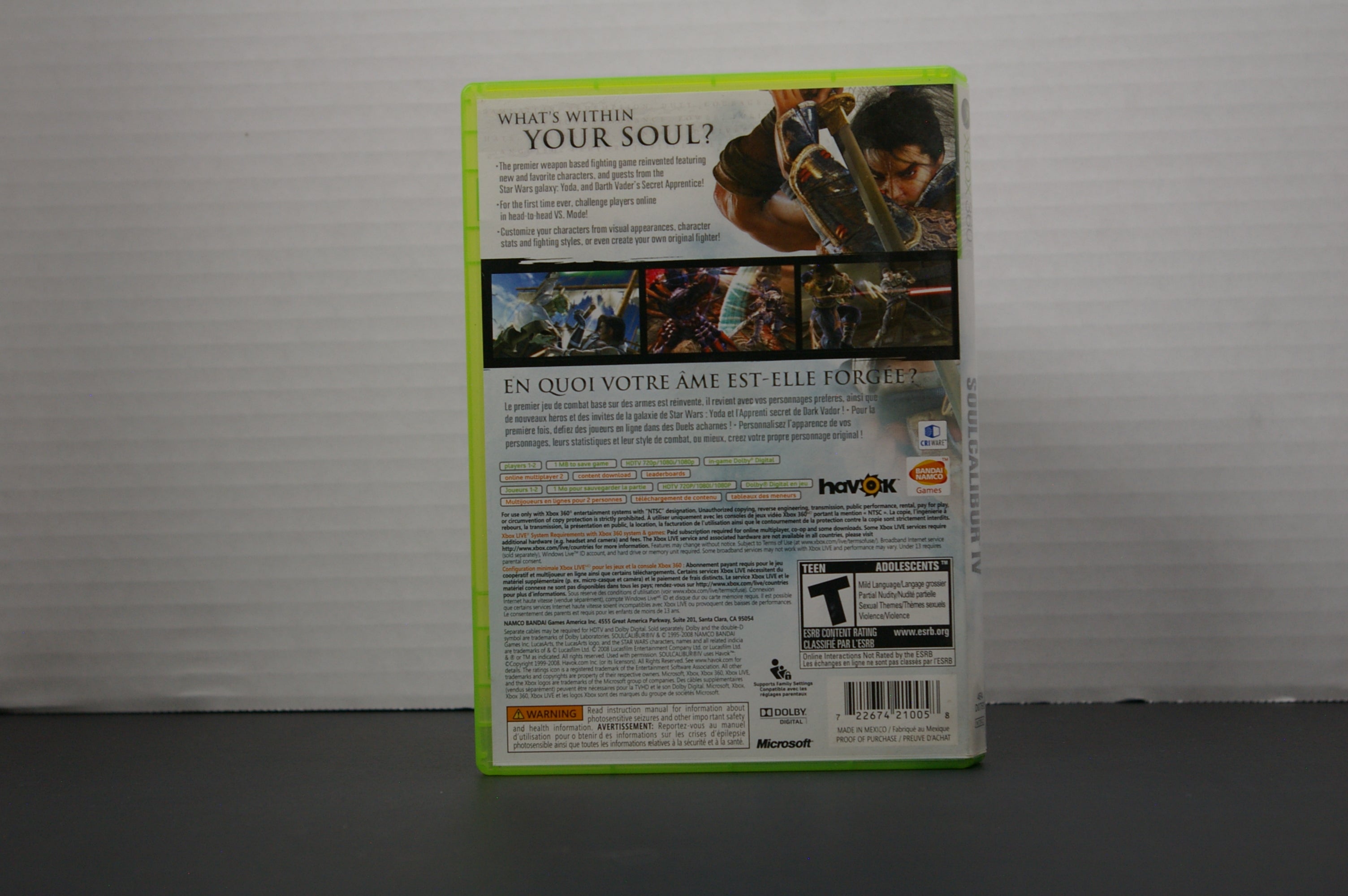 Xbox 360 SoulCalibur IV