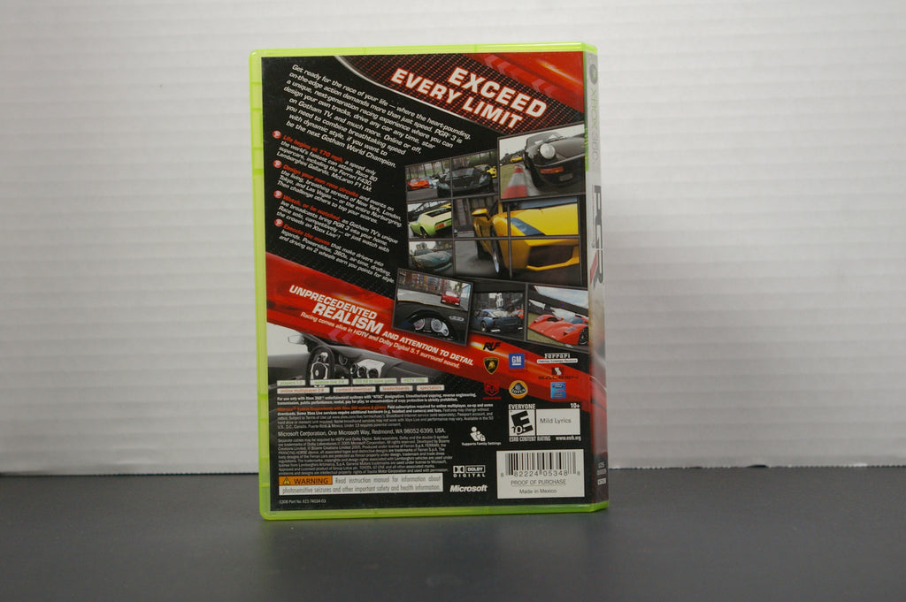 Xbox 360 Project Gotham Racing 3