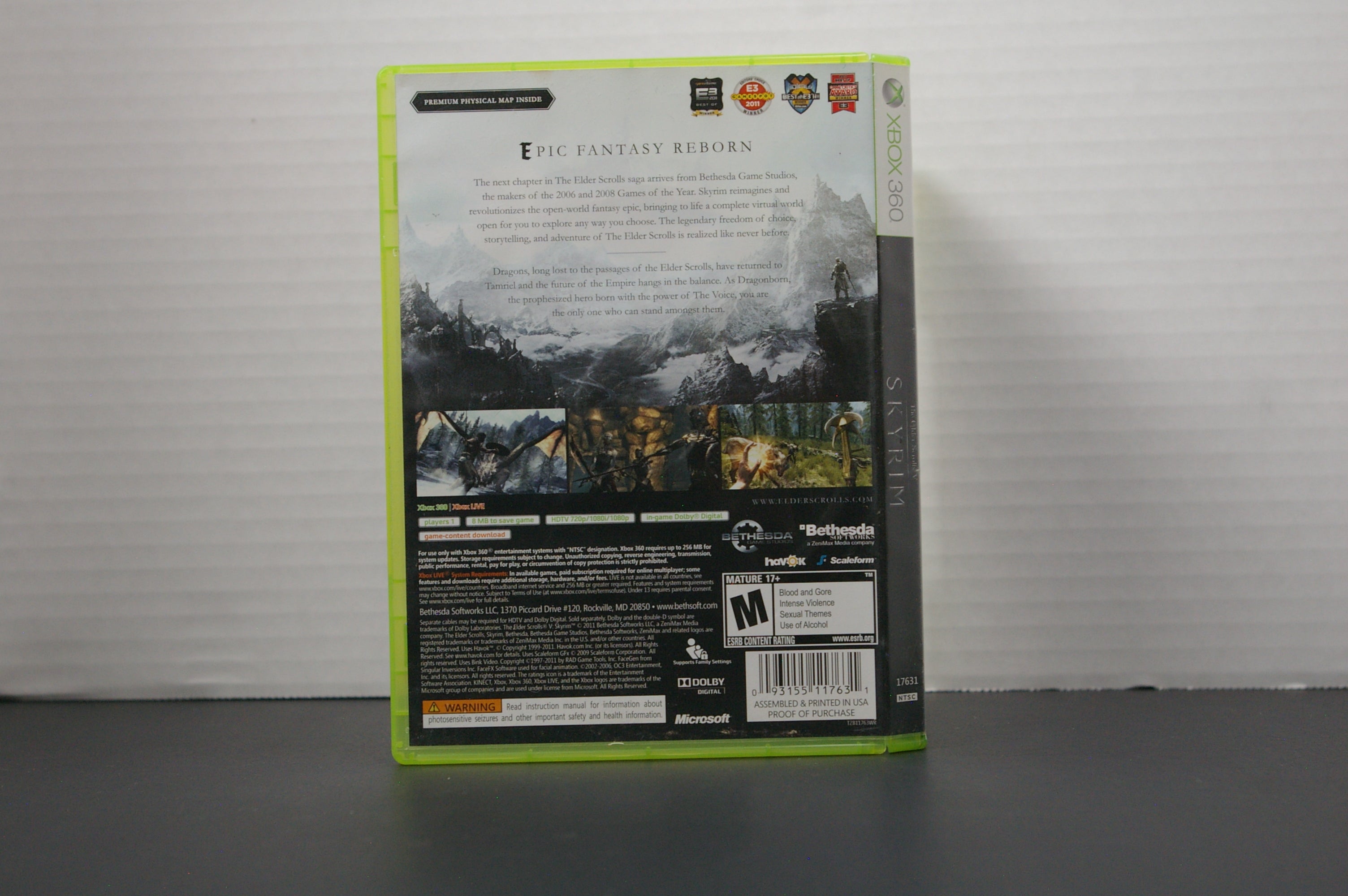 Xbox 360 Elder Scrolls V: Skyrim