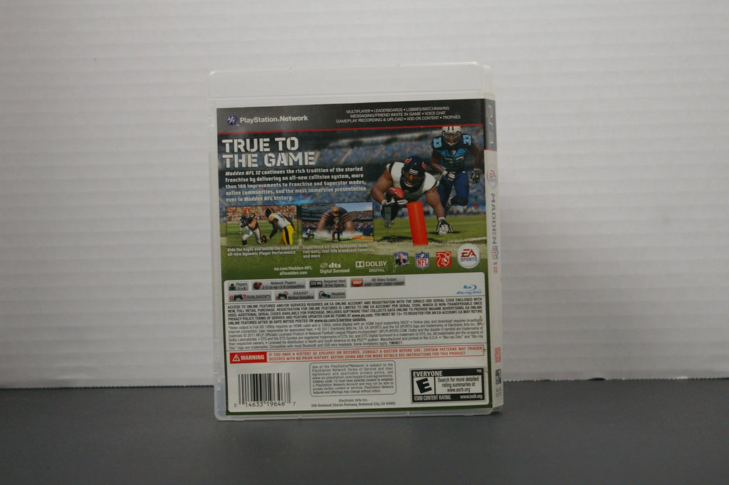 PS3 Madden NFL 12