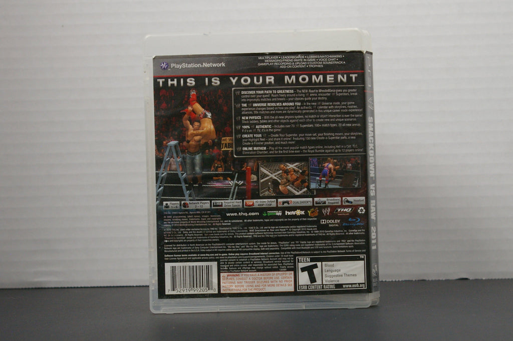 PS3 Smackdown vs Raw 2011