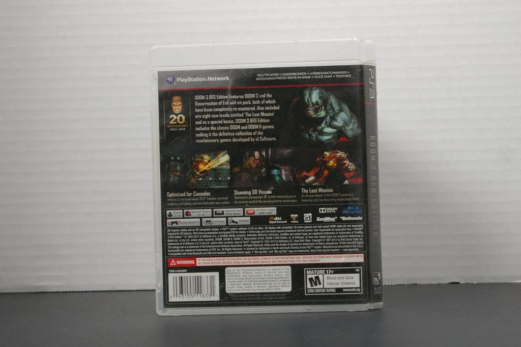 PS3 Doom 3 BFG Edition