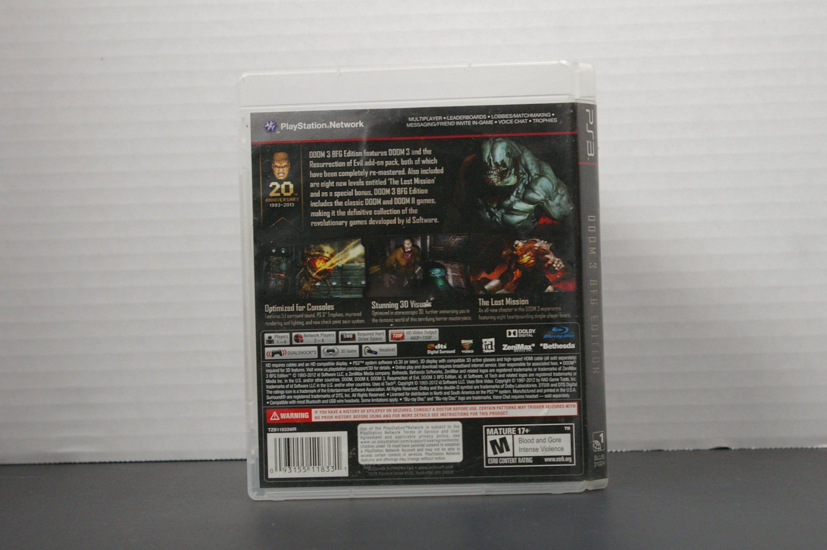PS3 Doom 3 BFG Edition