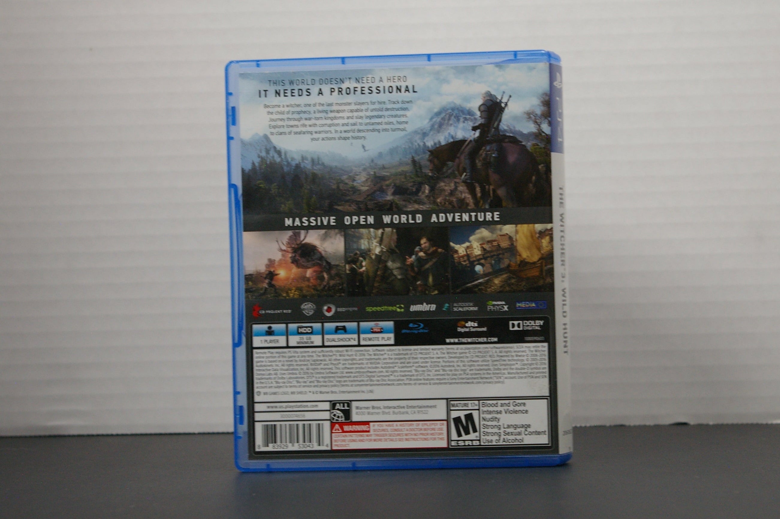 PS4 The Witcher III Wild Hunt