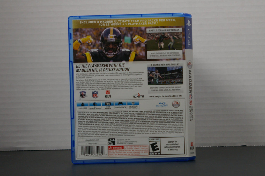 PS4 Madden 2016 Deluxe Edition